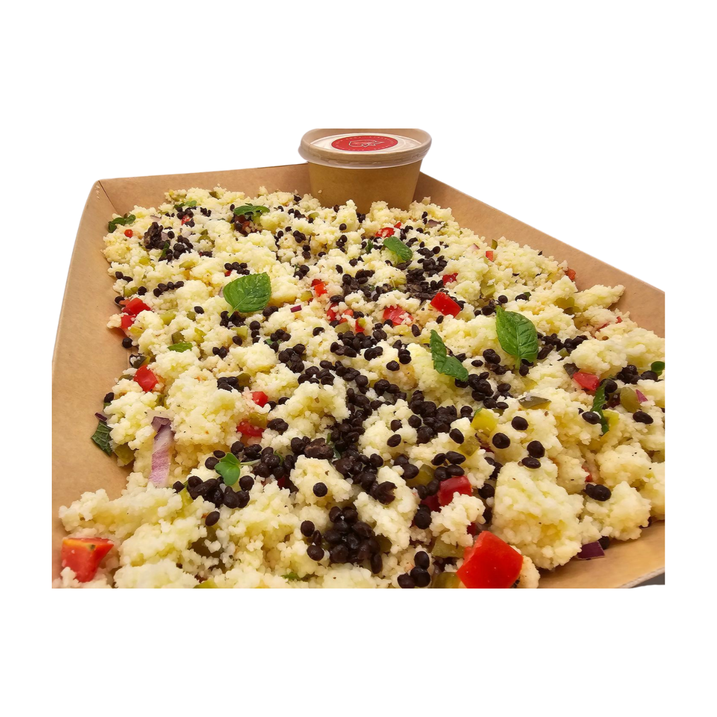 Cous Cous Salad with Tomato and Cucumber